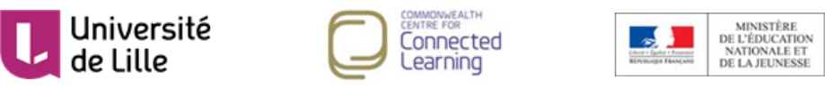 Logos Universite de Lille - Commonwealth Center for Connected Learning - Ministère de l'Education Nationale et de la Jeunesse